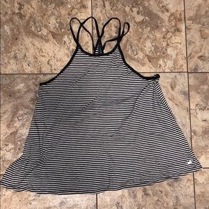 Black & white stripe Hollister tank